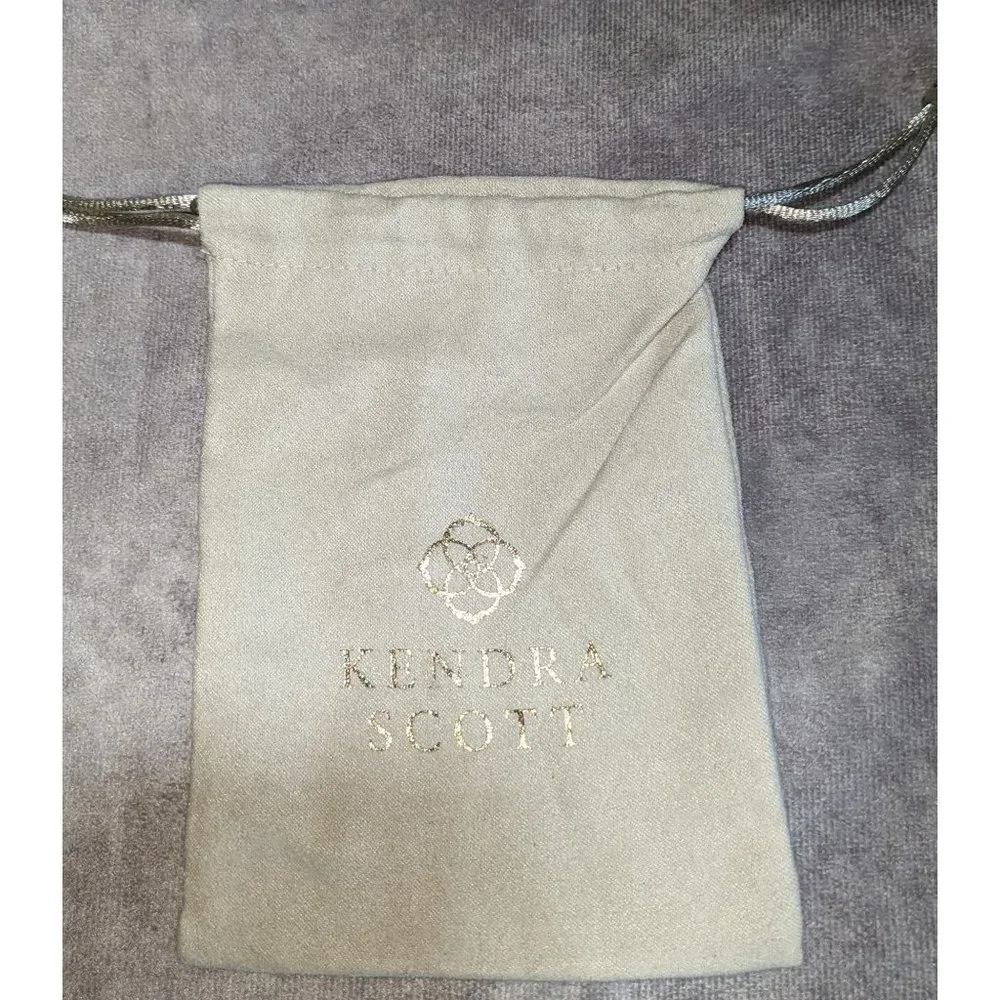 Kendra Scott Beige And Gold Dust Bag